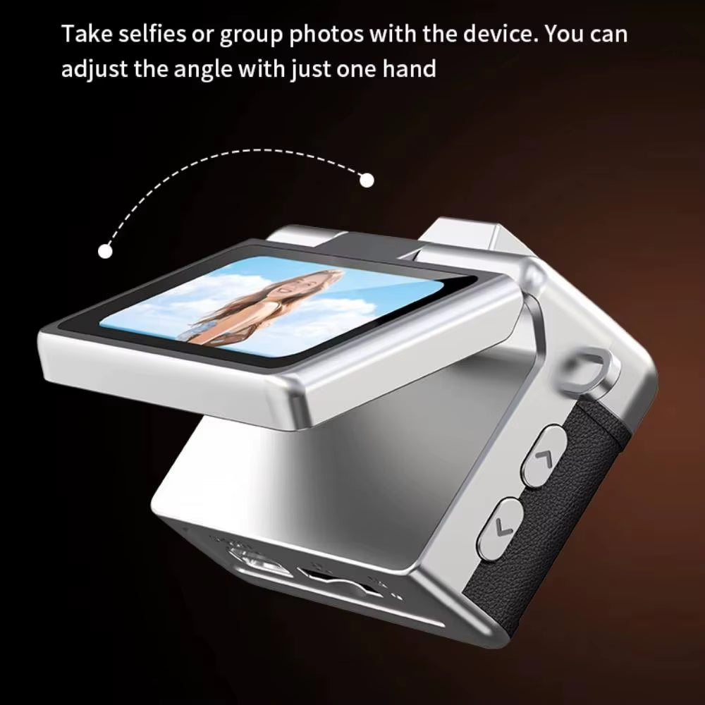 Thumb Keychain Camera 1.47 Inch Flip Screen Retro CCD Mini Digital Camera HD Very Small Camcorder Video Recorder